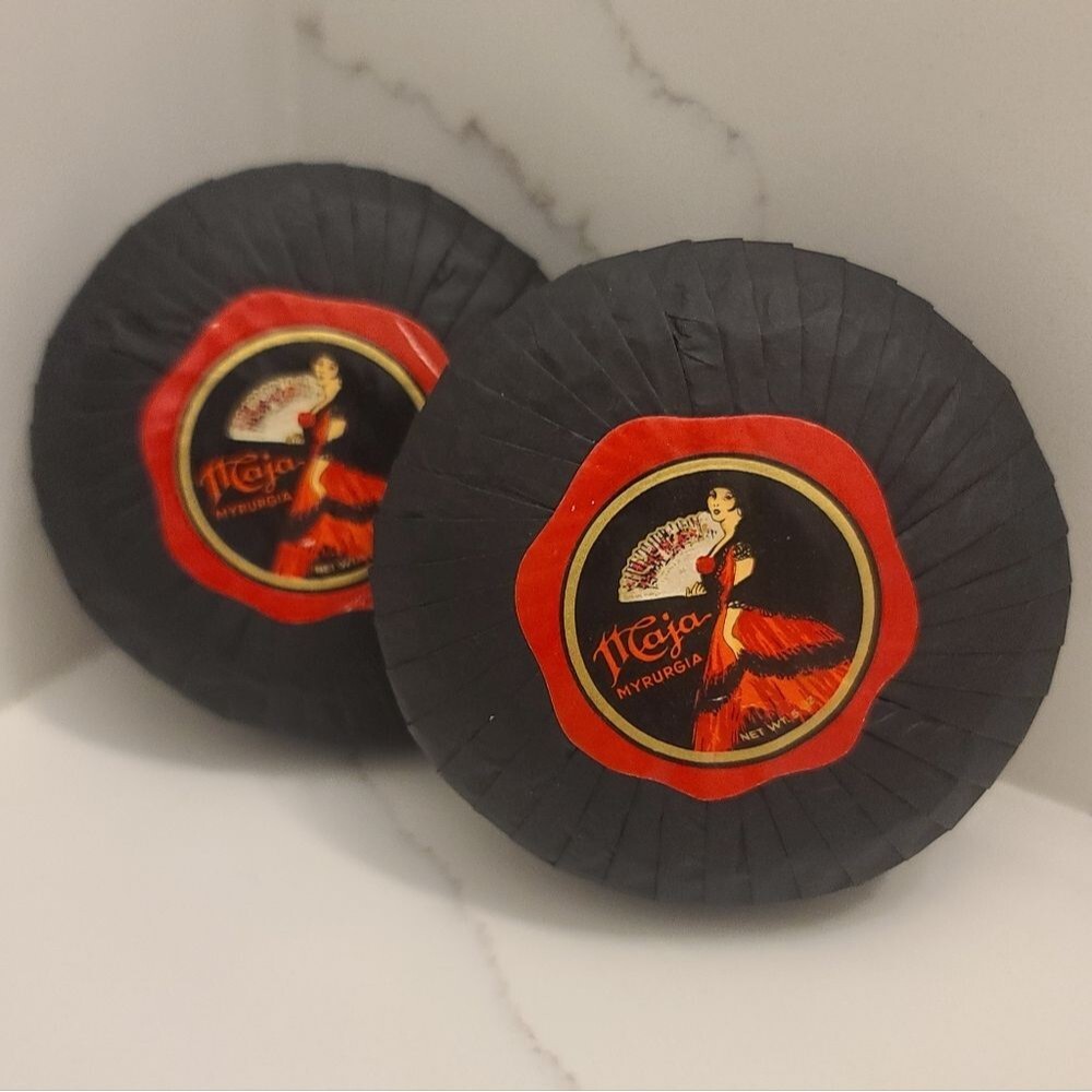 Vtg Set Of 2 Maja By Myrurgia Soap 5 oz Each Sealed NOS Original Formulation